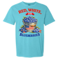 Red, White, And Blueberries - Comfort Colors - Heavyweight Unisex Tee - Blues