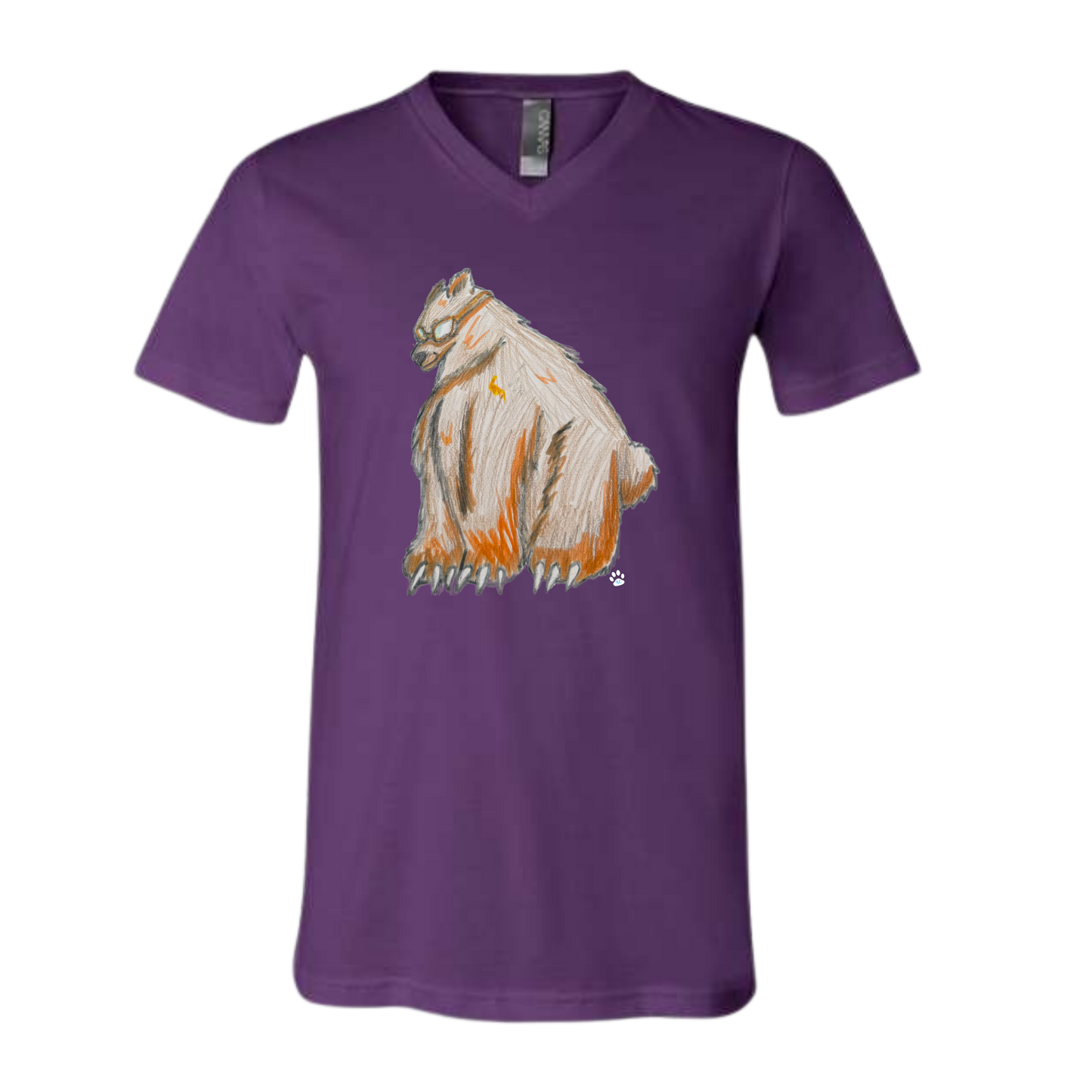 Muscle Bear - Bella+Canvas - Unisex V-Neck - Assorted Colors