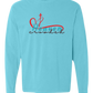 Make Heaven Crowded - Comfort Colors - Heavyweight Long Sleeve Tee - Blues & Greens