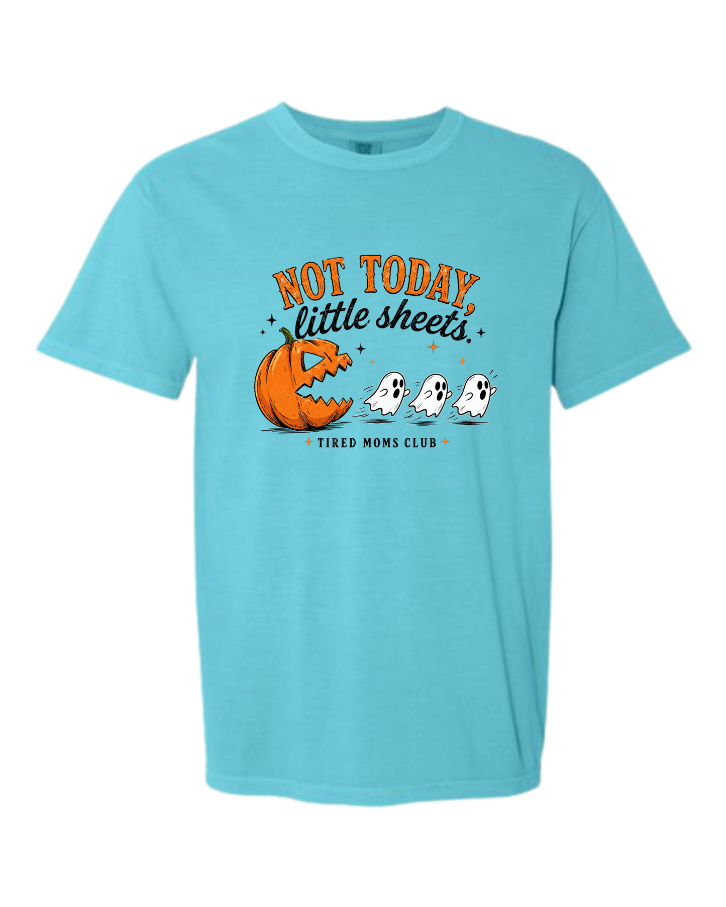 Not Today, Little Sheets - Comfort Colors - Heavyweight Unisex Tee - Blues