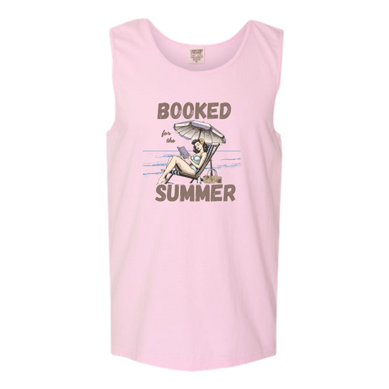 Booked for the Summer - Comfort Colors - Unisex Tank - Assorted Colors