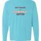 Not Moody. (just) Hormonally Gifted - Comfort Colors - Heavyweight Long Sleeve Tee - Blues & Greens