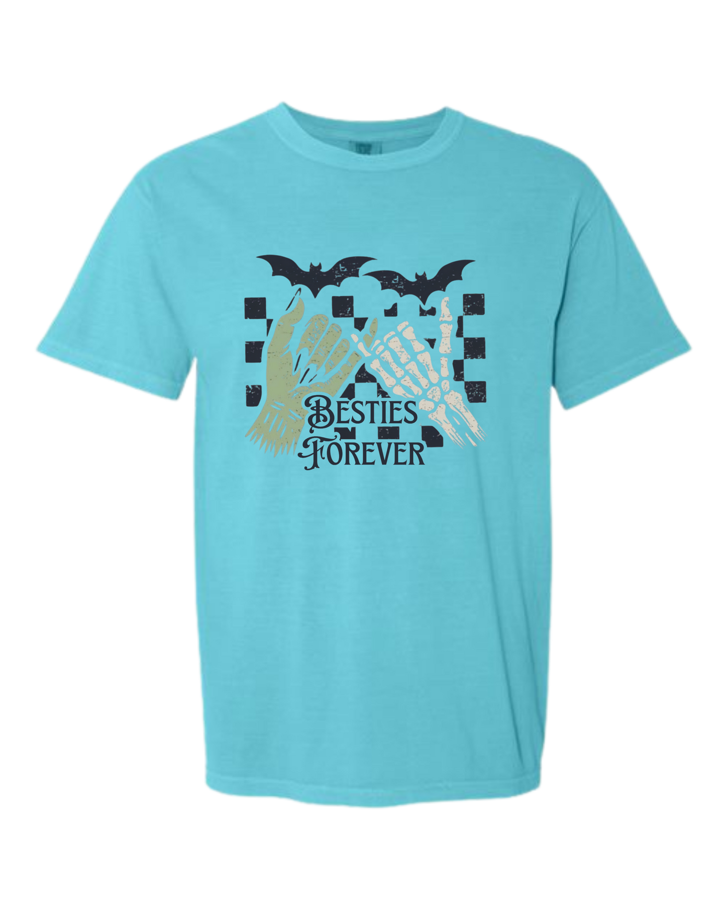 Besties Forever - Comfort Colors - Heavyweight Unisex Tee - Blues
