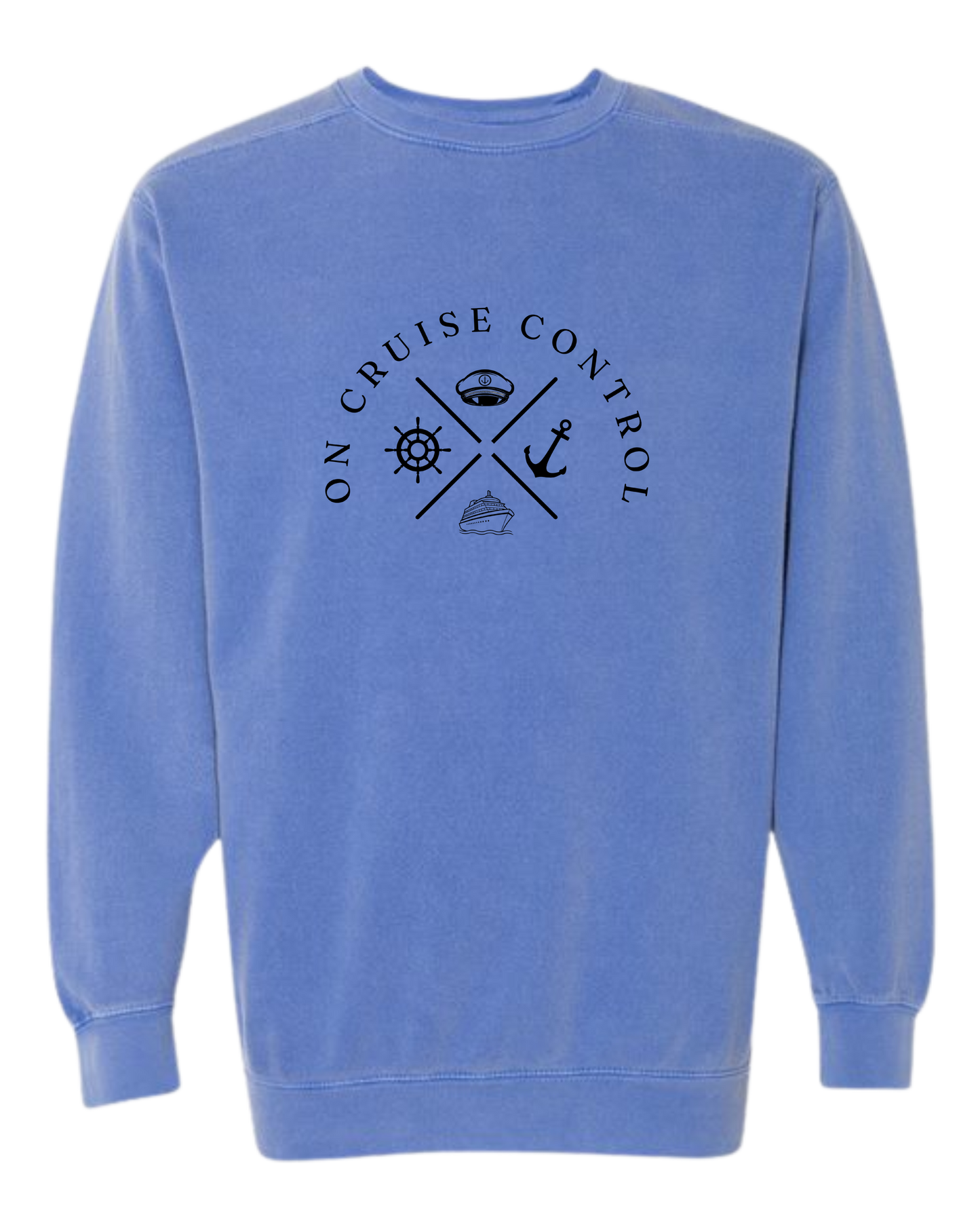 On Cruise Control - Comfort Colors - Sweatshirt - Blues