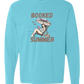 Booked for the Summer - Comfort Colors - Heavyweight Long Sleeve Tee - Blues & Greens