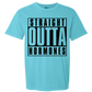 Straight Outta Hormones - Comfort Colors - Heavyweight Unisex Tee - Blues