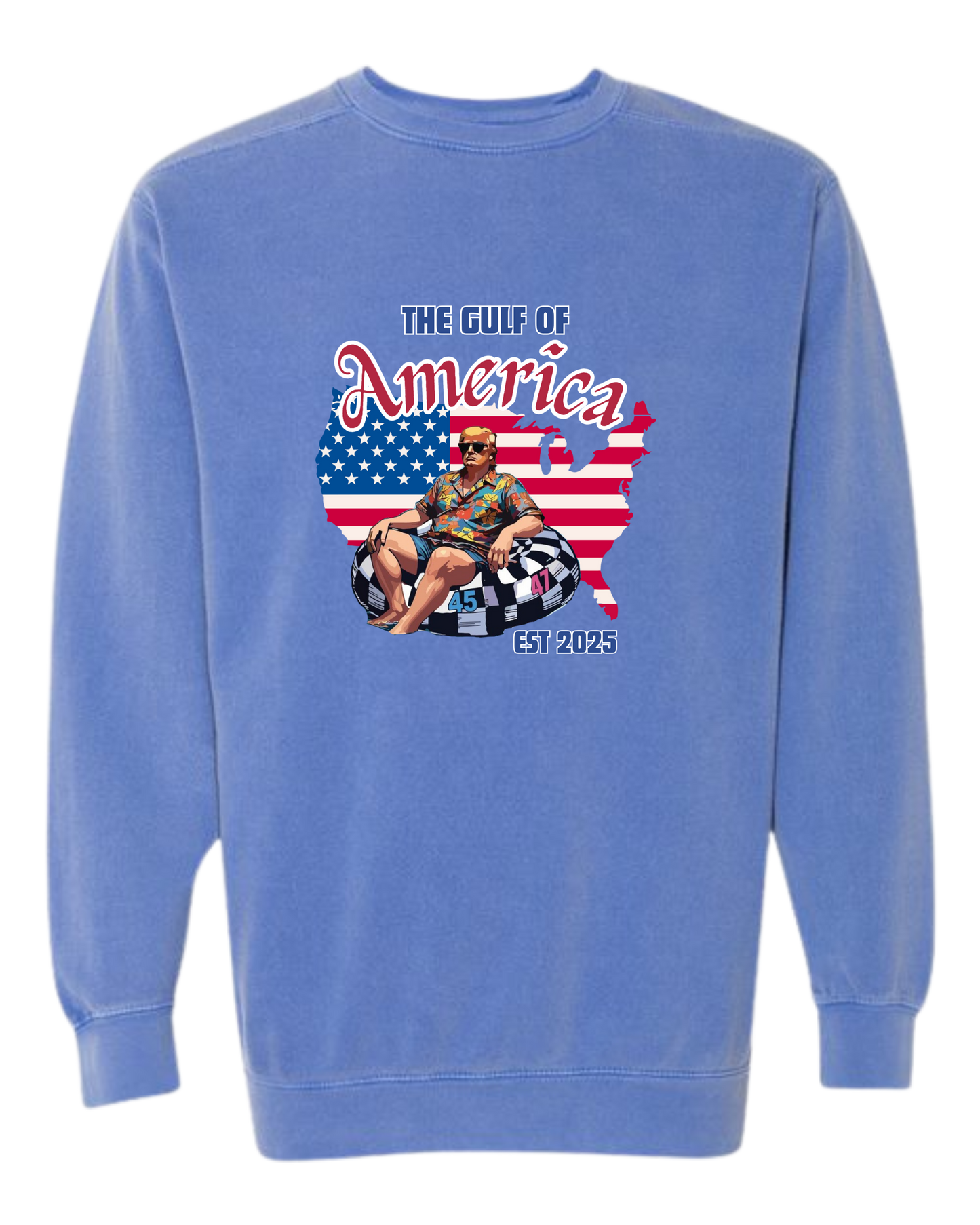The Gulf of America - Comfort Colors - Sweatshirt - Blues