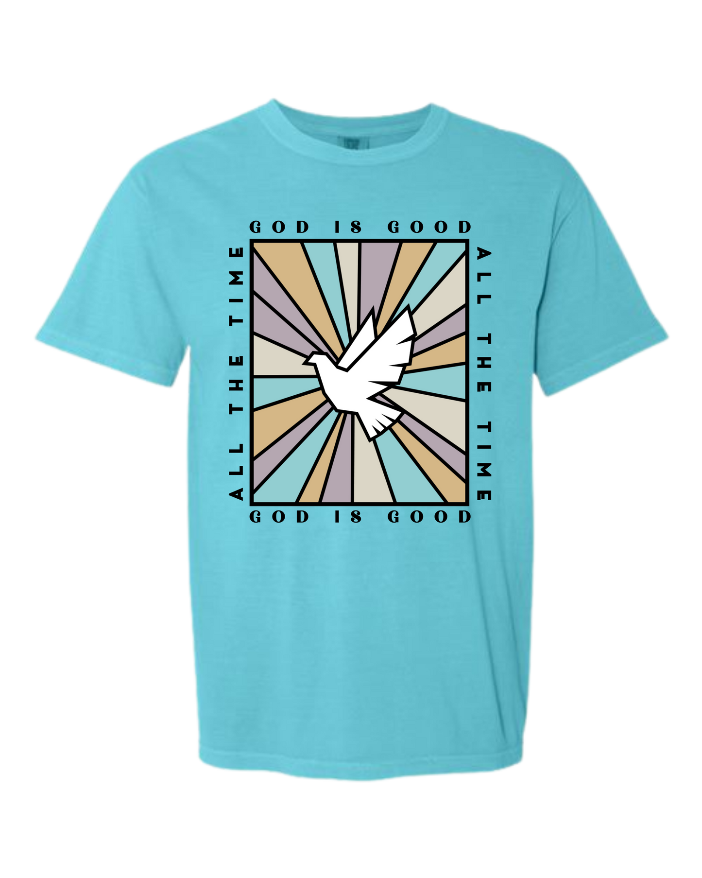 God Is Good - Comfort Colors - Heavyweight Unisex Tee - Blues