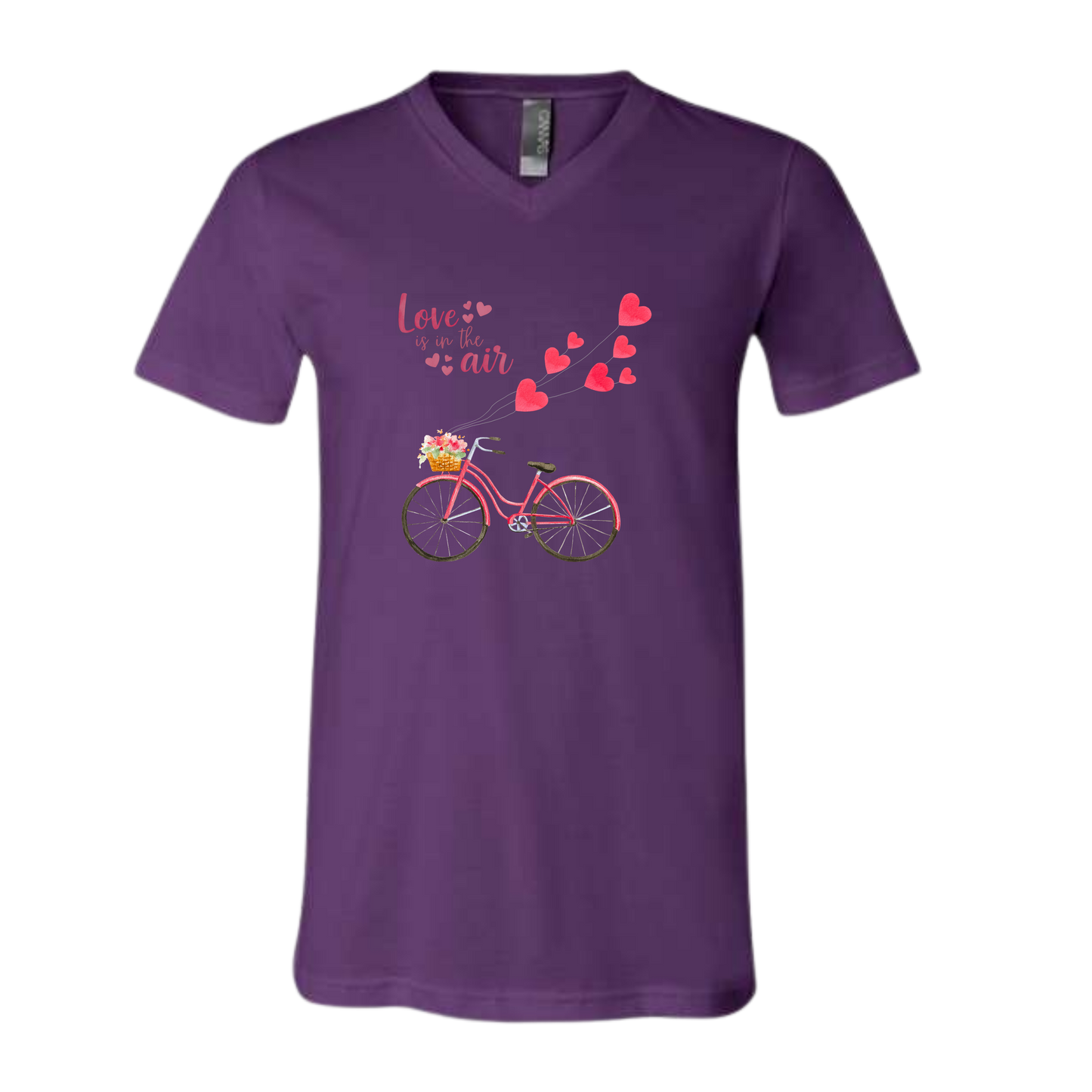 Love is in the Air - Bella+Canvas - Unisex V-Neck - Assorted Colors