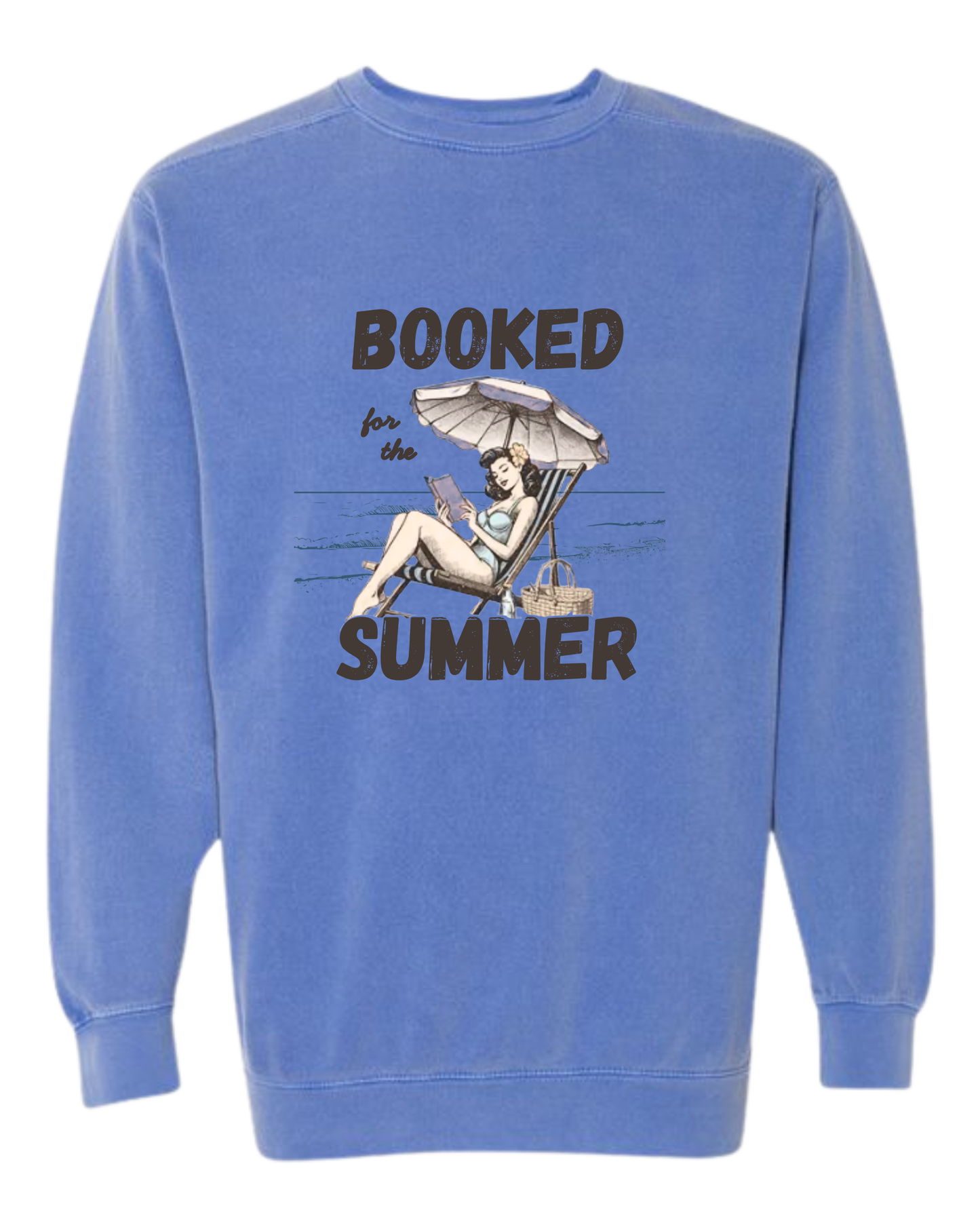 Booked for the Summer - Comfort Colors - Sweatshirt - Blues