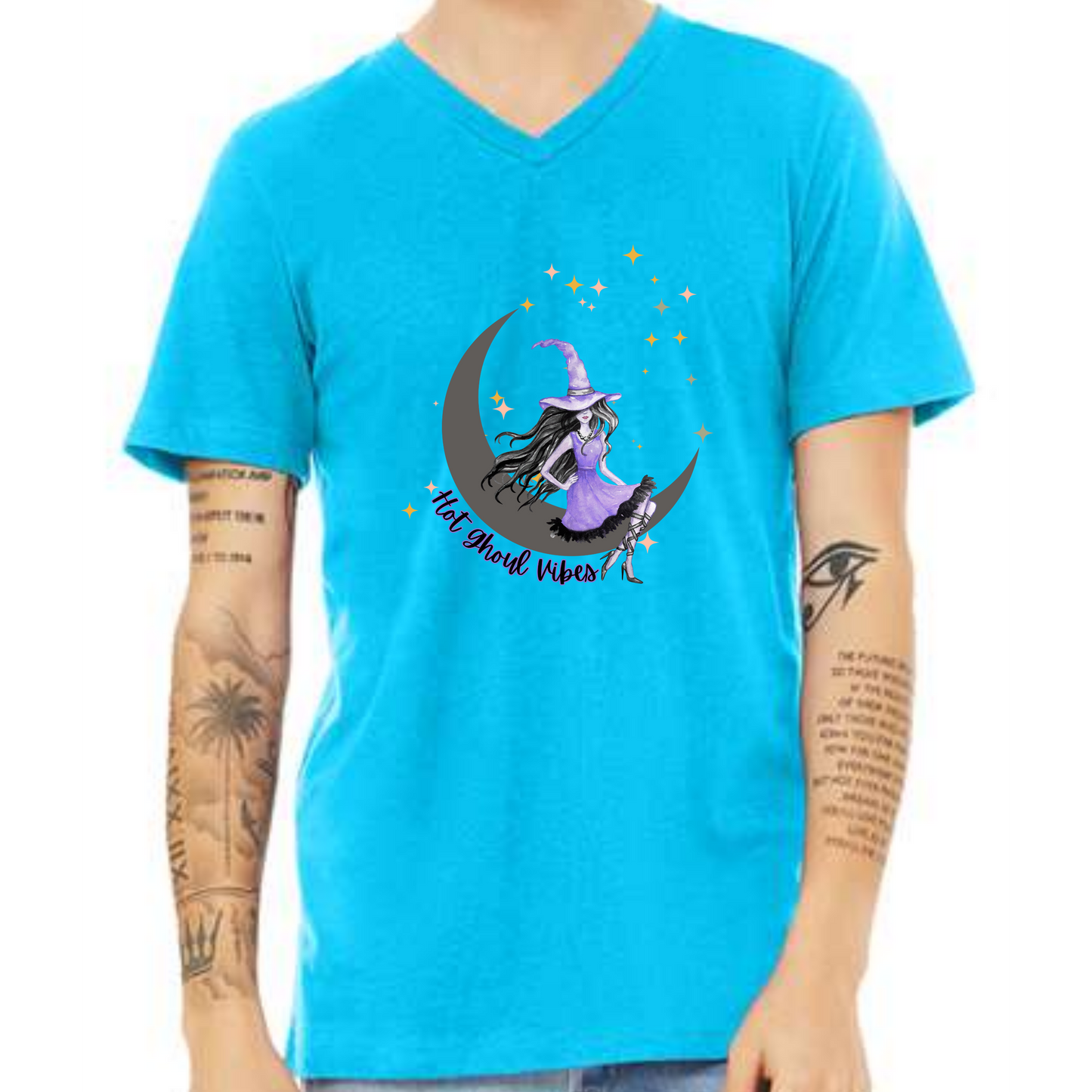 Hot Ghoul Vibes - Unisex V-Neck - Assorted Colors