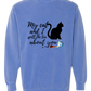 My Cat and I spill the tea about you - Comfort Colors - Sweatshirt - Blues