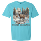Winter Woodland - Comfort Colors - Heavyweight Unisex Tee - Blues