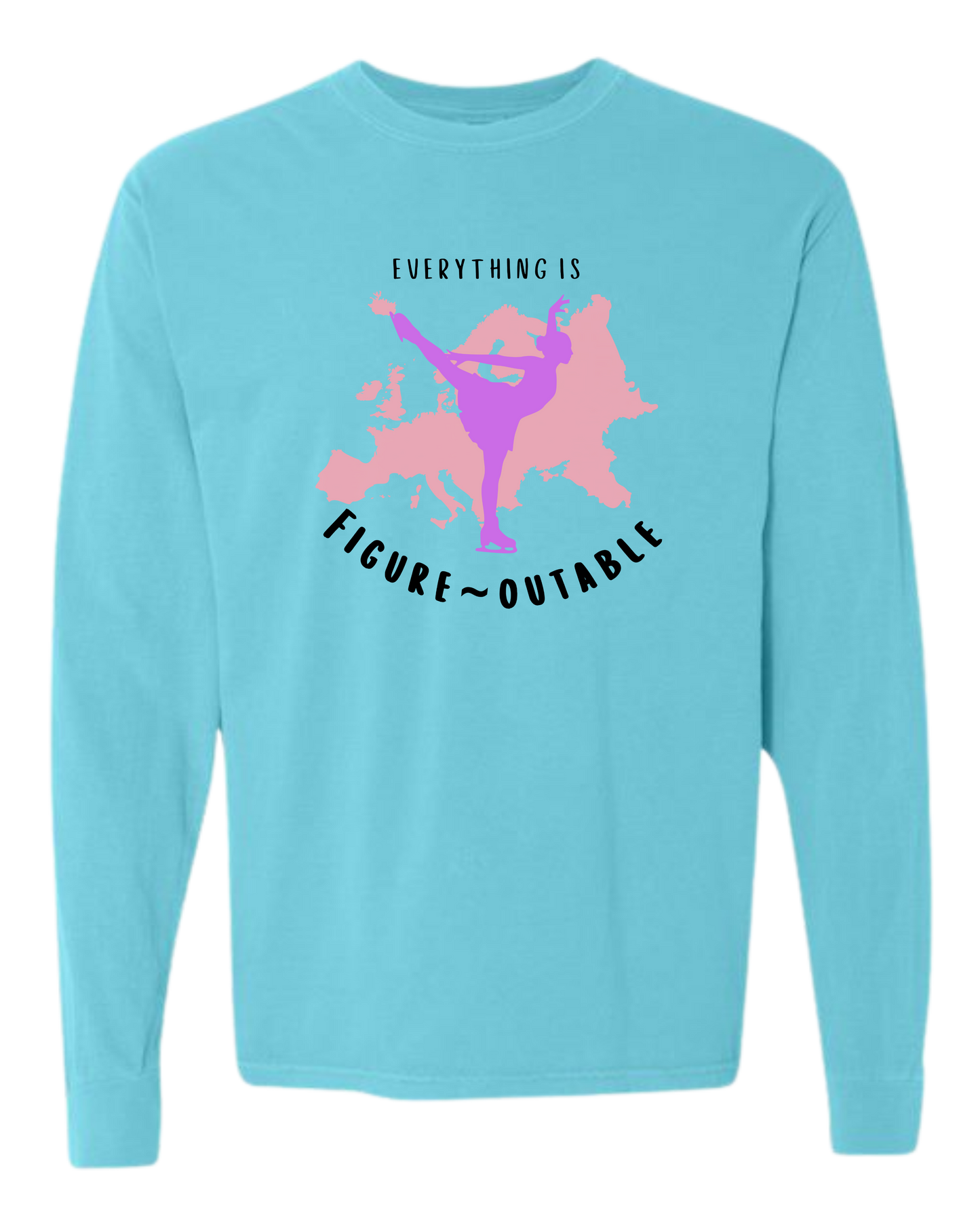 Bristol - Comfort Colors - Heavyweight Long Sleeve Tee - Blues & Greens