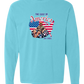 The Gulf of America - Comfort Colors - Heavyweight Long Sleeve Tee - Blues & Greens