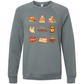 HP - Hello Autumn - Sponge Fleece Raglan Sweatshirt - Blues, Purples