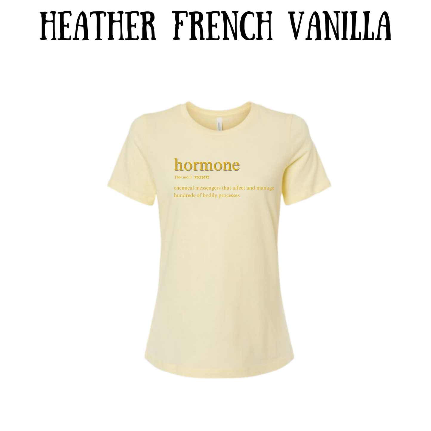 Hormone - Women's Relaxed Fit Tee - Neutrals