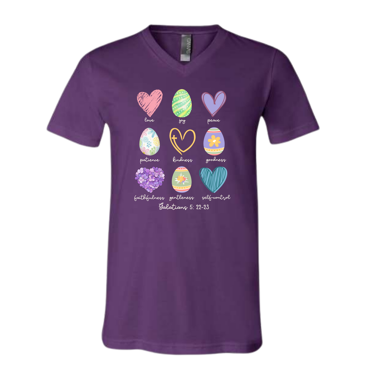 Galatians 5 - Easter - Bella+Canvas - Unisex V-Neck - Assorted Colors