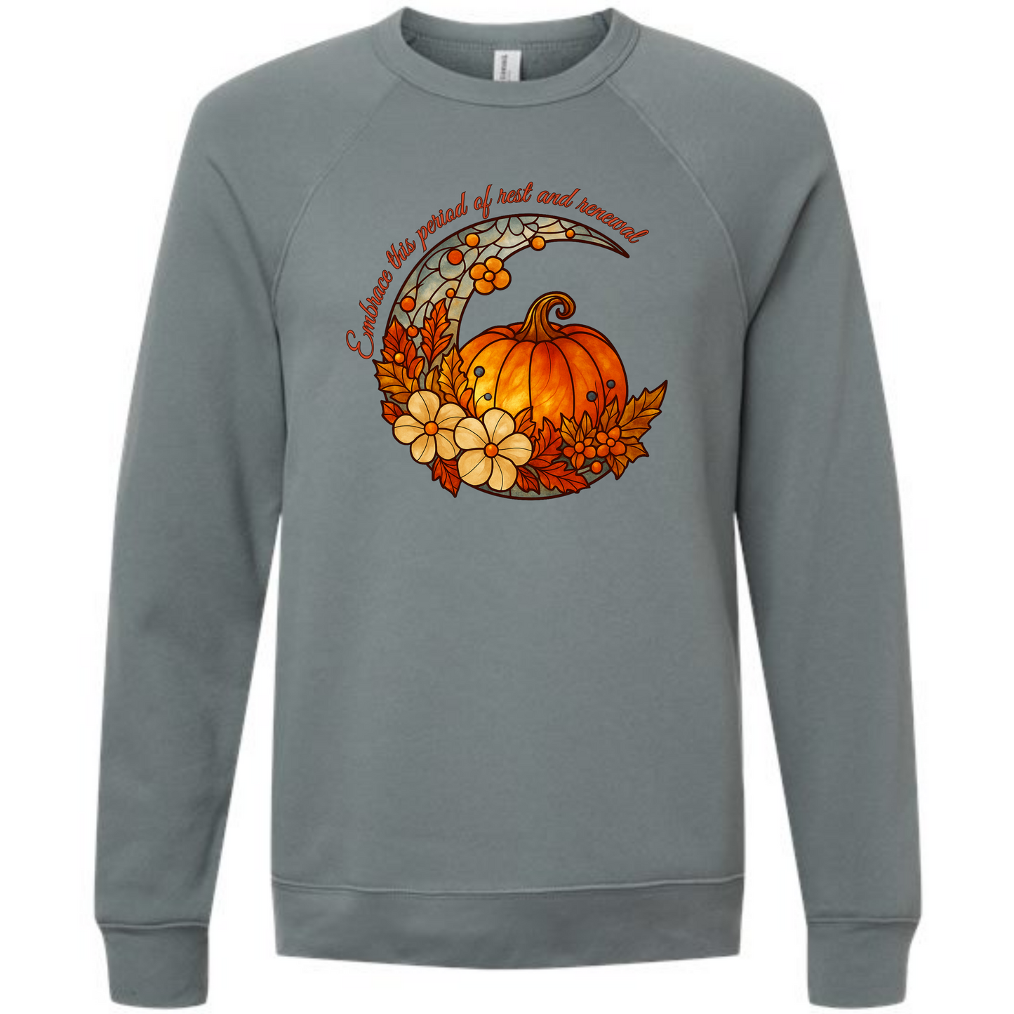 Rest and Renewal - Sponge Fleece Raglan Sweatshirt - Blues, Purples