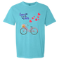 Love Is in The Air - Comfort Colors - Heavyweight Unisex Tee - Blues