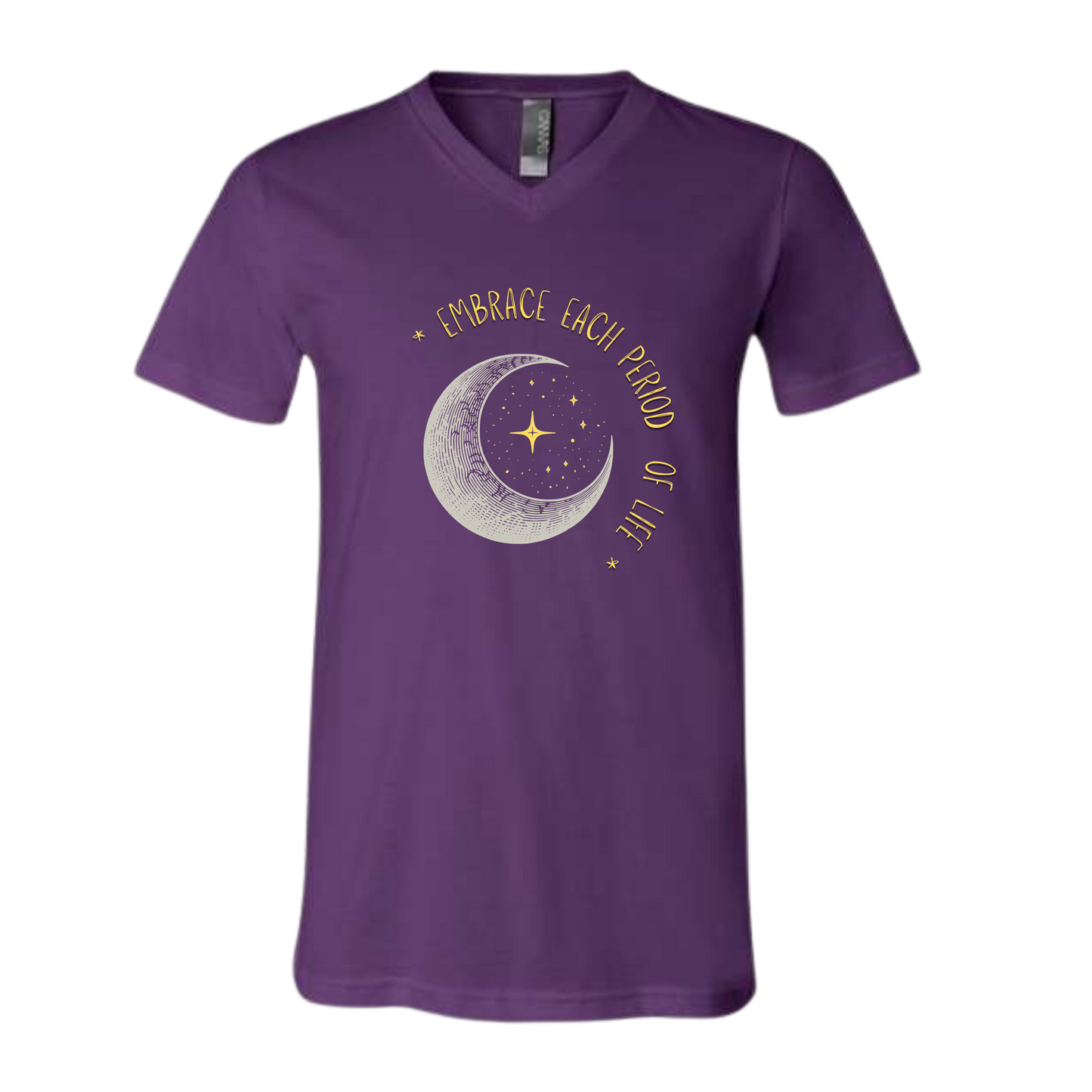 Embrace Each Period of Life - Bella+Canvas - Unisex V-Neck - Assorted Colors