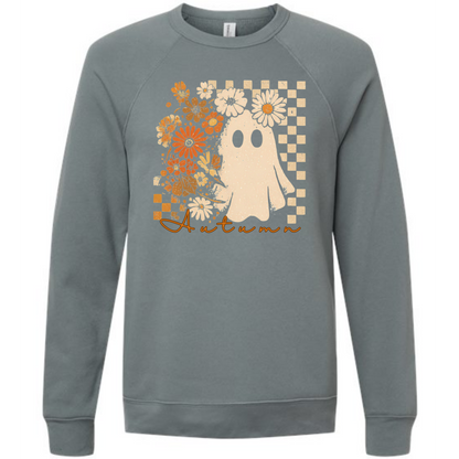HP - Autumn Ghost - Sponge Fleece Raglan Sweatshirt - Blues, Purples