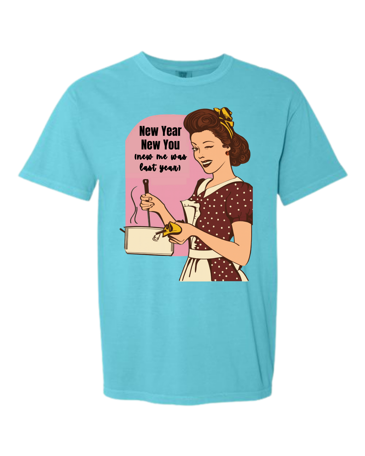 New Year New You - Comfort Colors - Heavyweight Unisex Tee - Blues