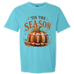 'Tis Football Season - Comfort Colors - Heavyweight Unisex Tee - Blues