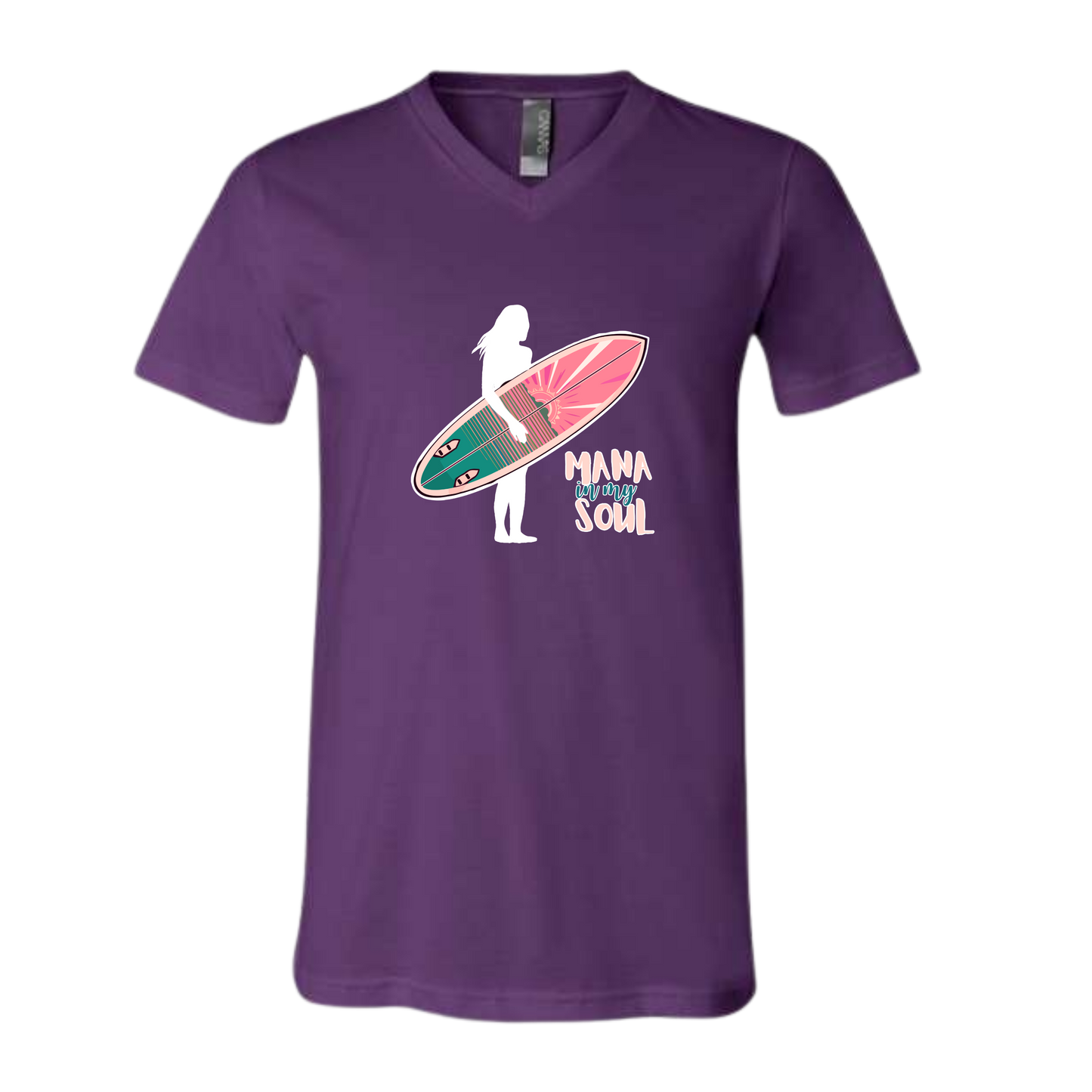 Mana in My Soul - Bella+Canvas - Unisex V-Neck - Assorted Colors
