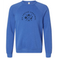 On Cruise Control - Sponge Fleece Raglan Sweatshirt - Blues, Greens, Purple, and Black
