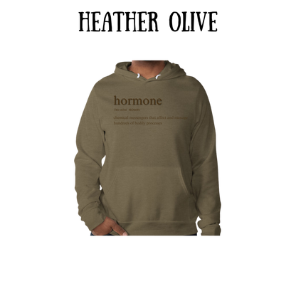 Hormone - Sponge Fleece Hoodie - Greens, Neutrals
