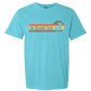On Island Time - Comfort Colors - Heavyweight Unisex Tee - Blues