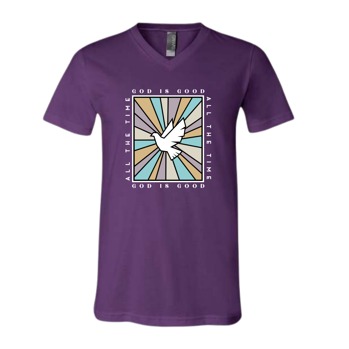 God Is Good - Bella+Canvas - Unisex V-Neck - Assorted Colors