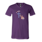 Loves Jesus & America too - Bella+Canvas - Unisex V-Neck - Assorted Colors