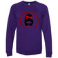 Football Moms Fueled By Caffeine and Touchdowns - Sponge Fleece Raglan Sweatshirt - Blues, Purples