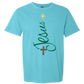 Jesus Tree - Comfort Colors - Heavyweight Unisex Tee - Blues