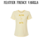 beta to alpha - women's relaxed fit tee - neutrals