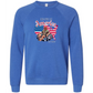The Gulf of America - Sponge Fleece Raglan Sweatshirt - Blues, Greens, Purple, and Black
