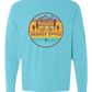 Wander Often - Comfort Colors - Heavyweight Long Sleeve Tee - Blues & Greens