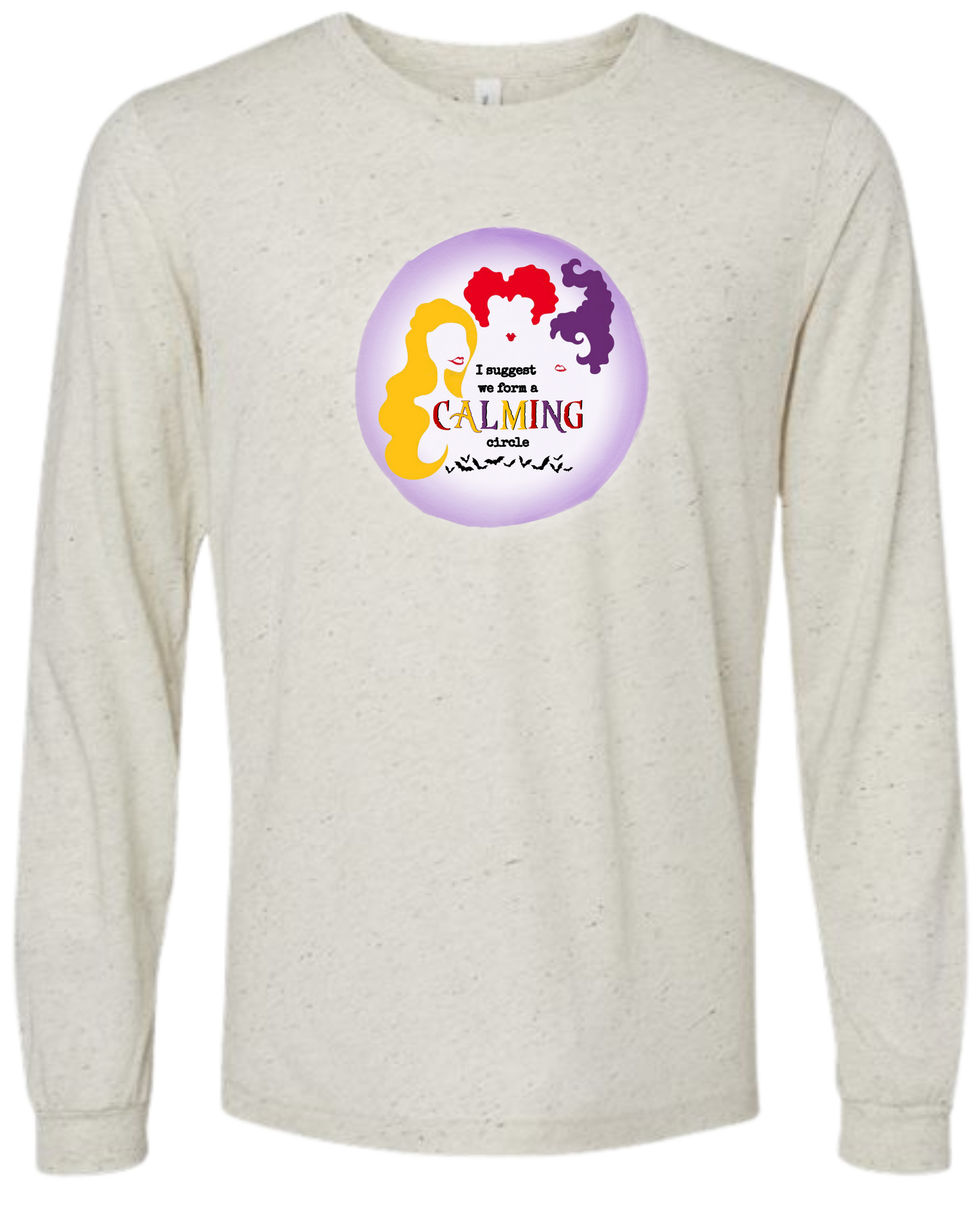 Calming Circle - Unisex Long Sleeve - Neutral Colors