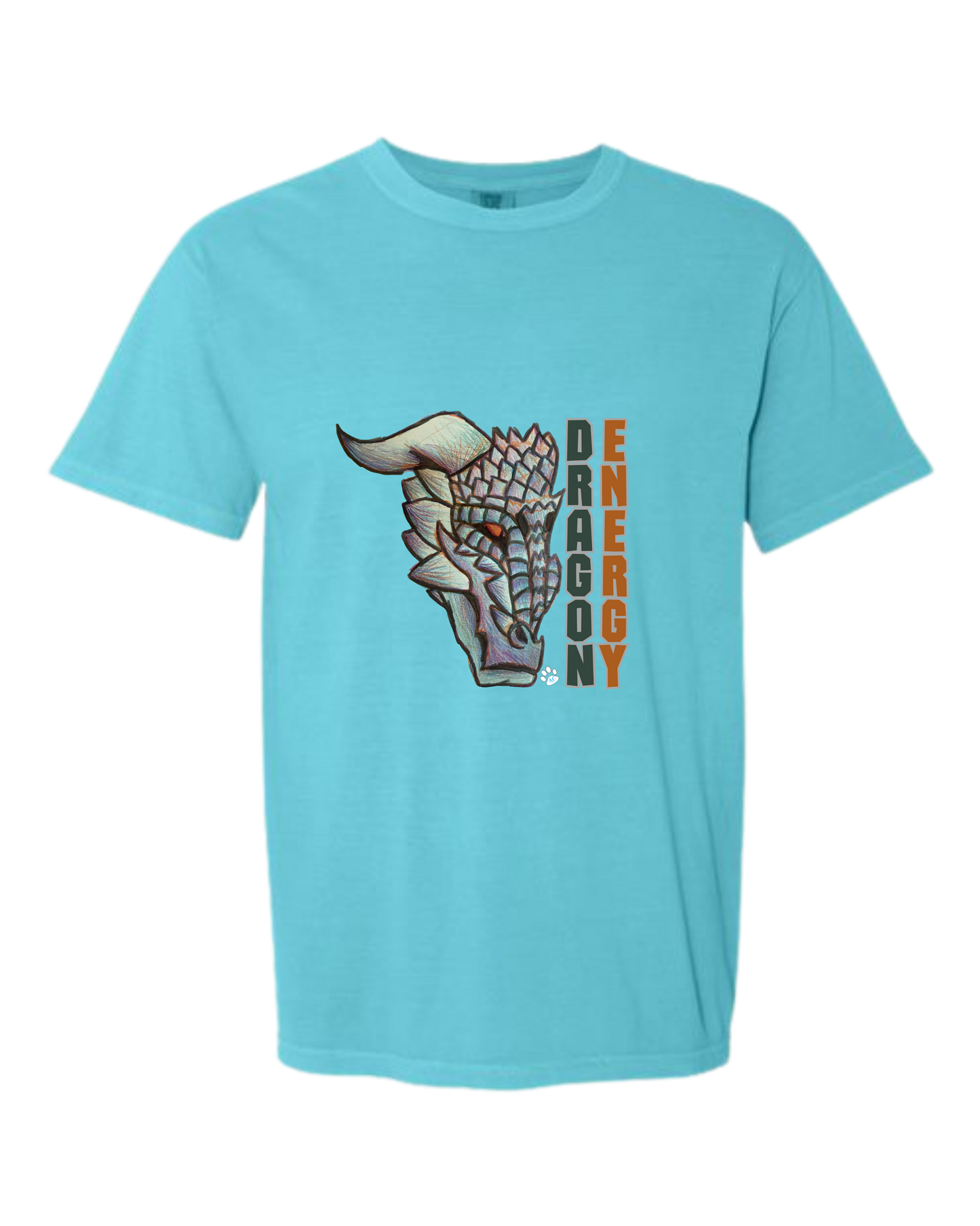 Dragon Energy - Comfort Colors - Heavyweight Unisex Tee - Blues