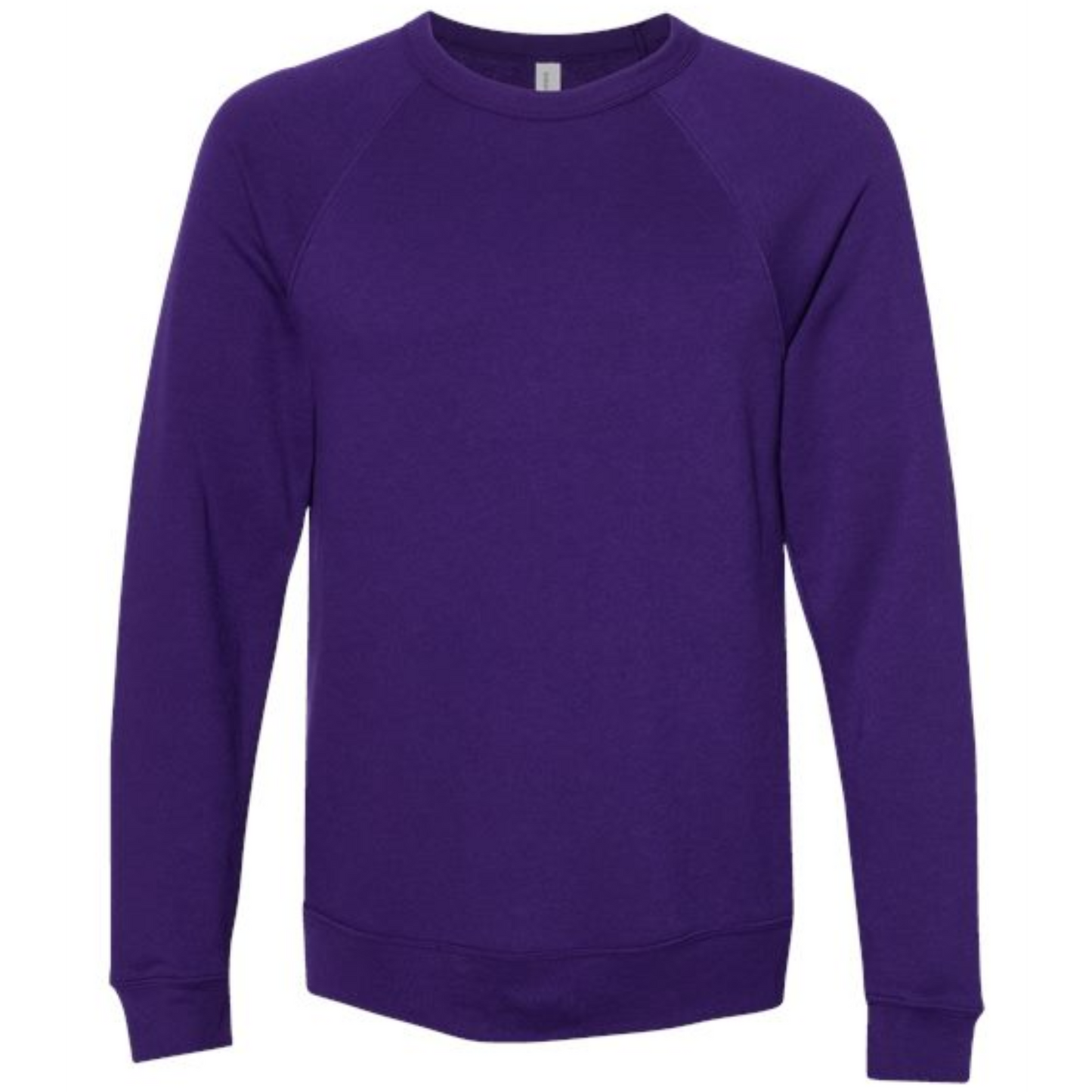 Custom Design - Sponge Fleece Raglan Sweatshirt - Blues, Purples