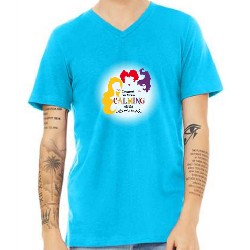 Calming Circle - Unisex V-Neck - Assorted Colors