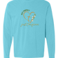 Not Perfect Just Forgiven - Comfort Colors - Heavyweight Long Sleeve Tee - Blues & Greens
