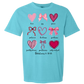 Galatians 5 - Valentines - Comfort Colors - Heavyweight Unisex Tee - Blues