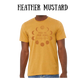 when the moon speaks - unisex tee - yellows, oranges, reds