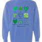 Galatians 5 - St Patrick's Day - Comfort Colors - Sweatshirt - Blues