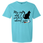 My Cat and I spill the tea about you - Comfort Colors - Heavyweight Unisex Tee - Blues
