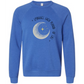 Embrace Each Period of Life - Sponge Fleece Raglan Sweatshirt - Blues, Greens, Purple, and Black