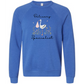 Delivery Specialist - Sponge Fleece Raglan Sweatshirt - Blues, Greens, Purple, and Black